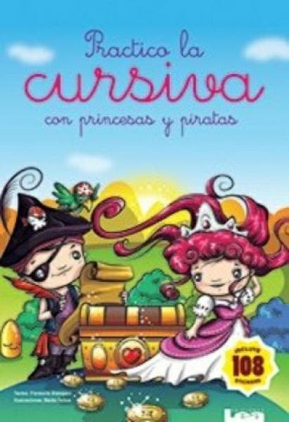 PRACTICO LA CURSIVA CON PRINCESAS Y PIRA
