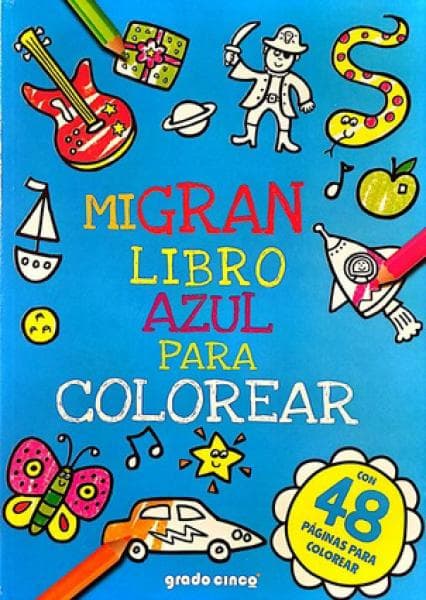 MI GRAN LIBRO PARA COLOREAR 3 - AZUL