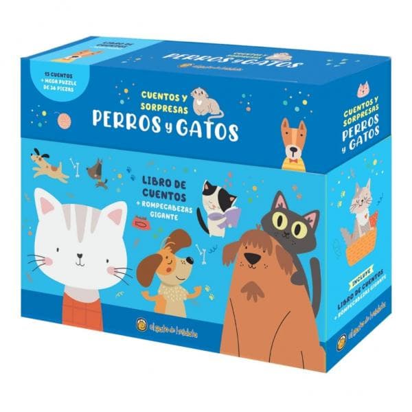 PERROS Y GATOS CUENTOS Y SORPRESAS