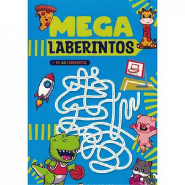 MEGA LABERINTOS ( TAPA AZUL )