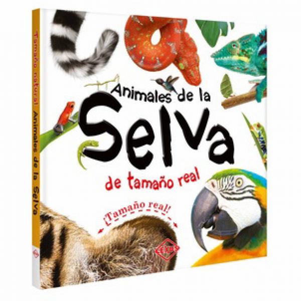 ANIMALES DE LA SELVA DE TAMAÑO REAL